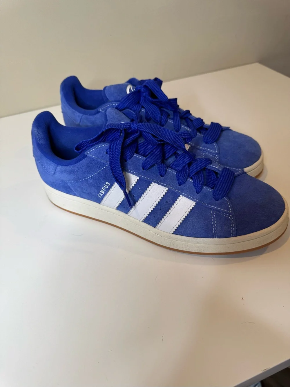Adidas Originals Campus 00s Suede Sneakers Blue/White Men’s Size 12.5